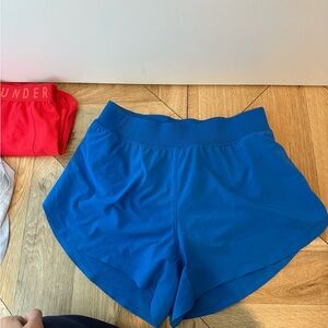 CRZ YOGA Blue Athletic Shorts